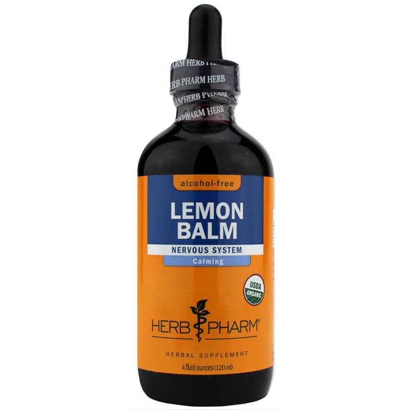 Lemon Balm Alcohol Free, 4 Oz | Мелисса не содержит спирта, 4 унции