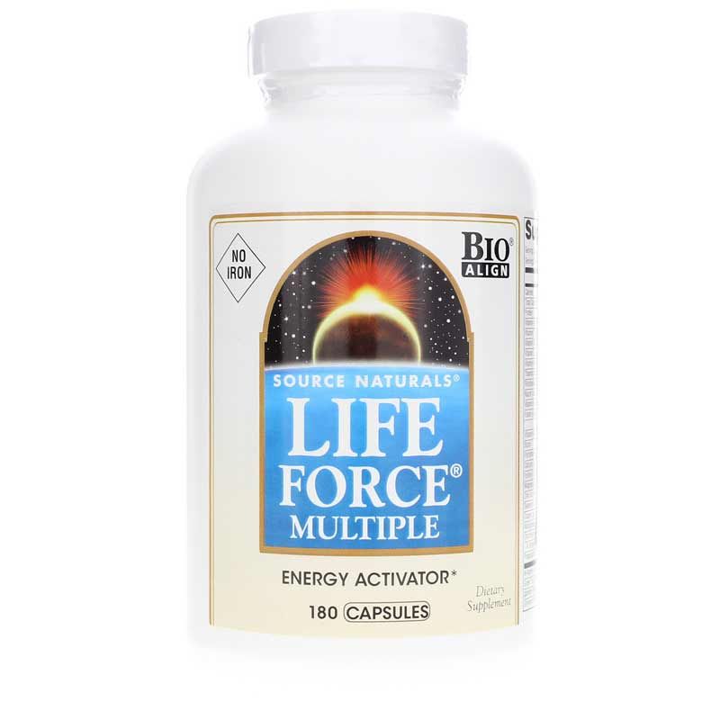 Life Force Multiple No Iron Capsules, 180 Capsules | Жизненная сила мульти без железа капсулы, 180 капсул