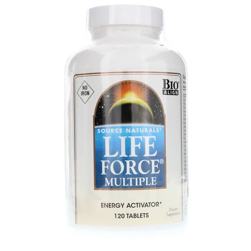 Life Force Multiple No Iron Tablets, 120 Tablets | Жизненная сила многократные таблетки без железа, 120 таблеток