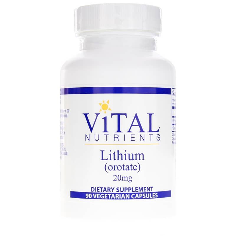 Lithium (orotate) 20 Mg | Літій (оротат) 20 мг