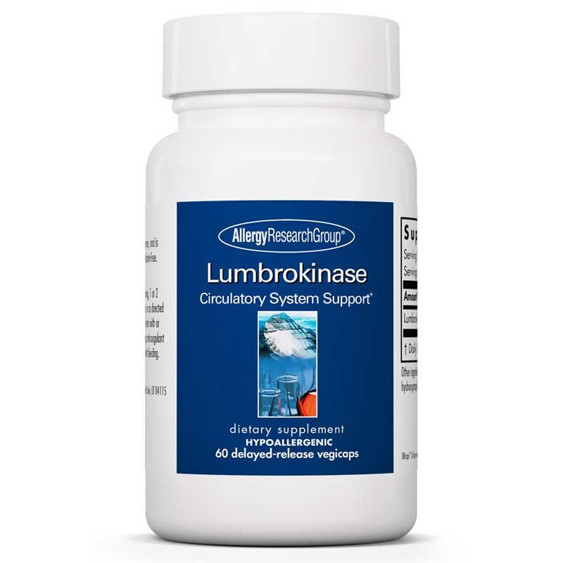 Lumbrokinase 32 Mg, 60 Veg Capsules | Люмброкіназа 32 мг, 60 вегетеріанських капсул