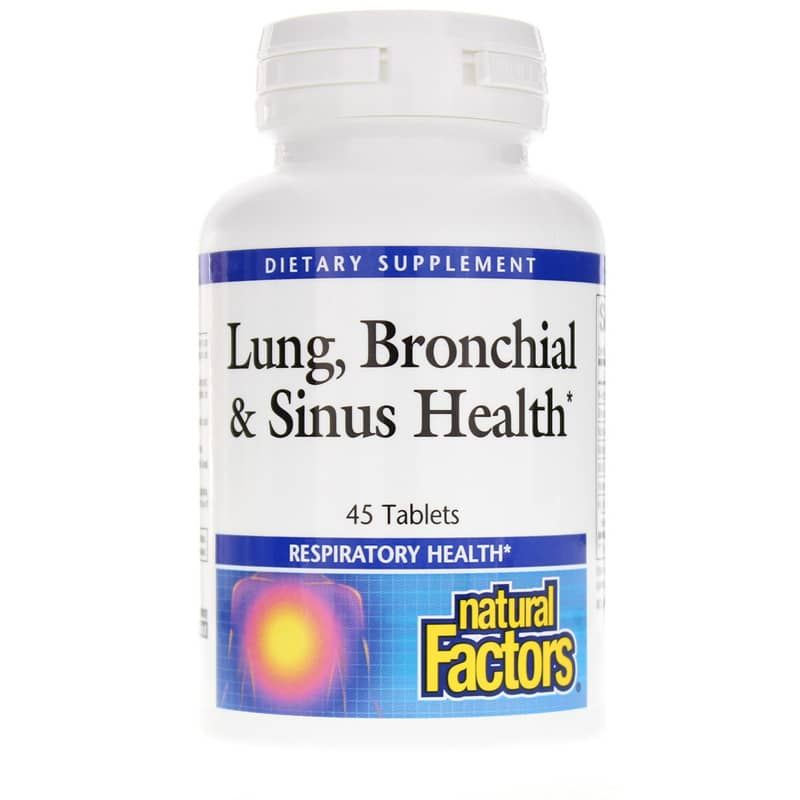 Lung, Bronchial &amp; Sinus Health, 45 Tablets | Здоров'я легенів, бронхів і носових пазух, 45 таблеток