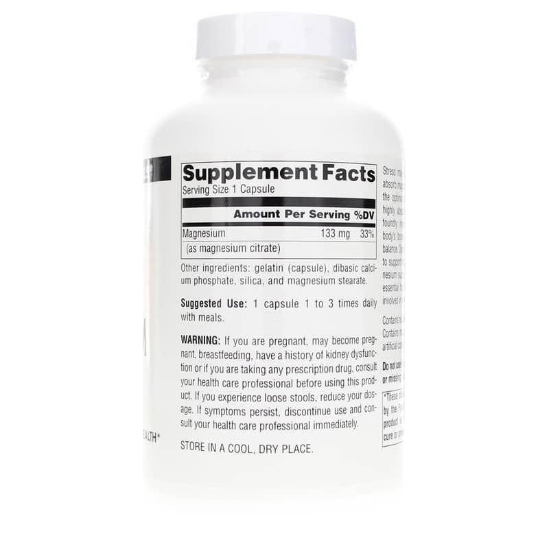 Magnesium Citrate 133 Mg, 180 Capsules | Цитрат магния 133 мг, 180 капсул