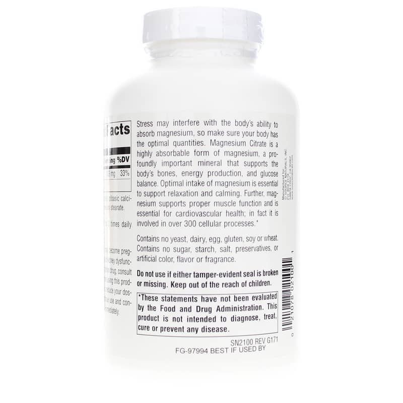 Magnesium Citrate 133 Mg, 180 Capsules | Цитрат магния 133 мг, 180 капсул