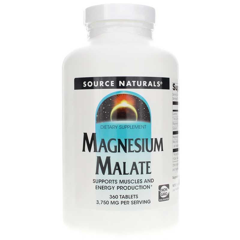 Magnesium Malate, 360 Tablets | Малат магнію, 360 таблеток