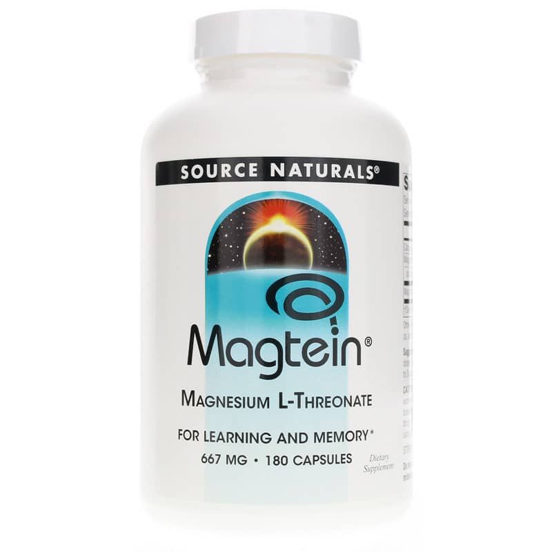 Magtein Magnesium L-Threonate, 180 Capsules | Магтеин магния L-треонат, 180 капсул