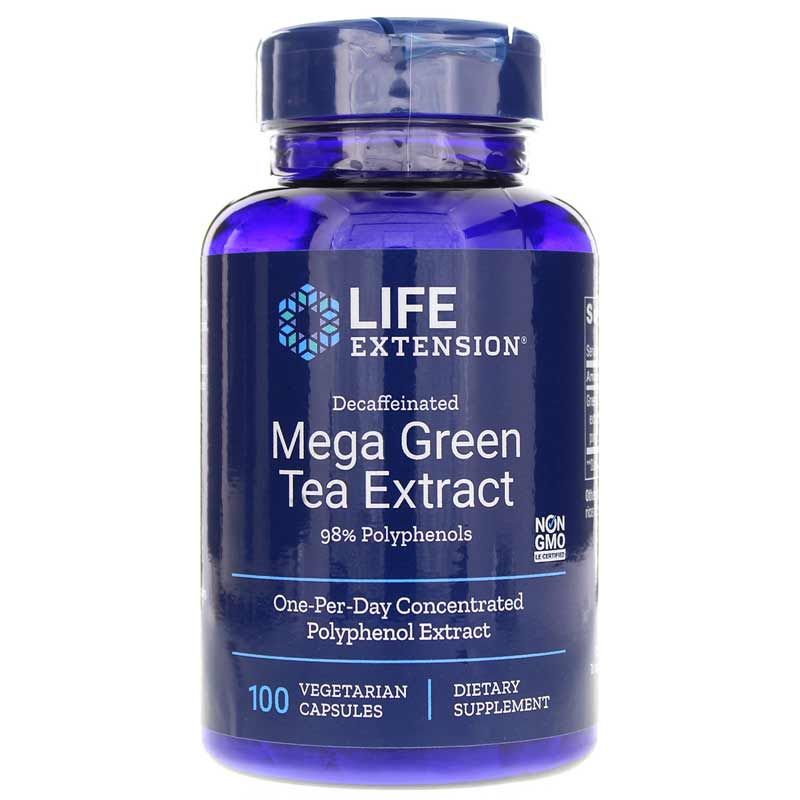 Mega Green Tea Extract Decaffeinated | Экстракт зеленого чая мега без кофеина