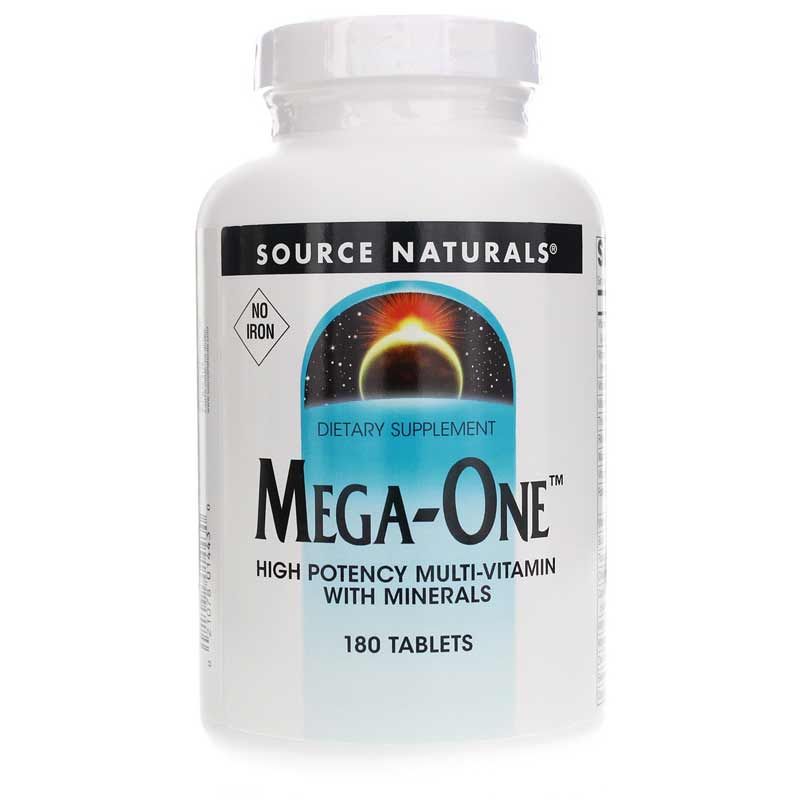 Mega-One Multiple No Iron, 180 Tablets | Мега-один множественный без железа, 180 таблеток