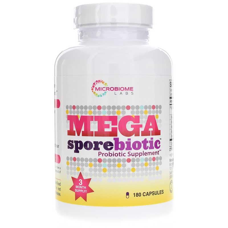 Mega SporeBiotic, 180 Capsules | Мега СпорыБиотик, 180 капсул