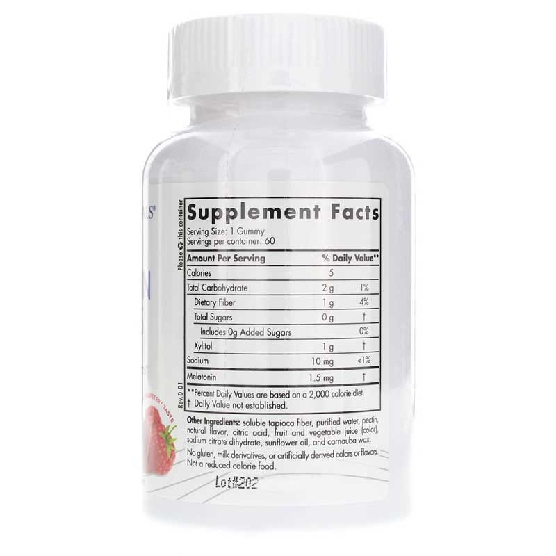 Melatonin Gummies Zero Sugar, 60 Gummies | Жевательные конфеты с мелатонином без сахара, 60 жевательных резинок