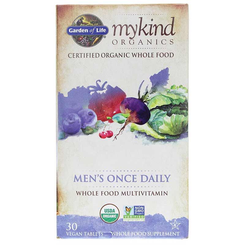Men's Once Daily Whole Food Multivitamin, 30 Veg Tablets | Мужской одноразовый мультивитамин из цельных пищевых продуктов, 30 Вегетарианский таблеток