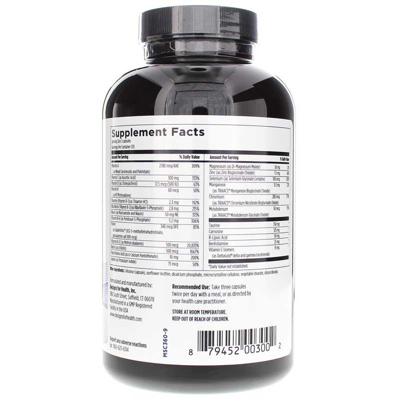 Metabolic Synergy, 360 Veg Capsules | Метаболическая синергия, 360 вегетерианских капсул