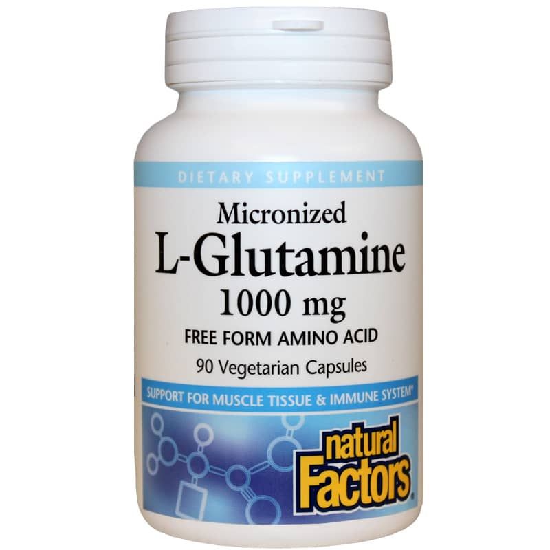 Micronized L-Glutamine 1000 Mg | Мікронізований L-глютамін 1000 мг мікронізований