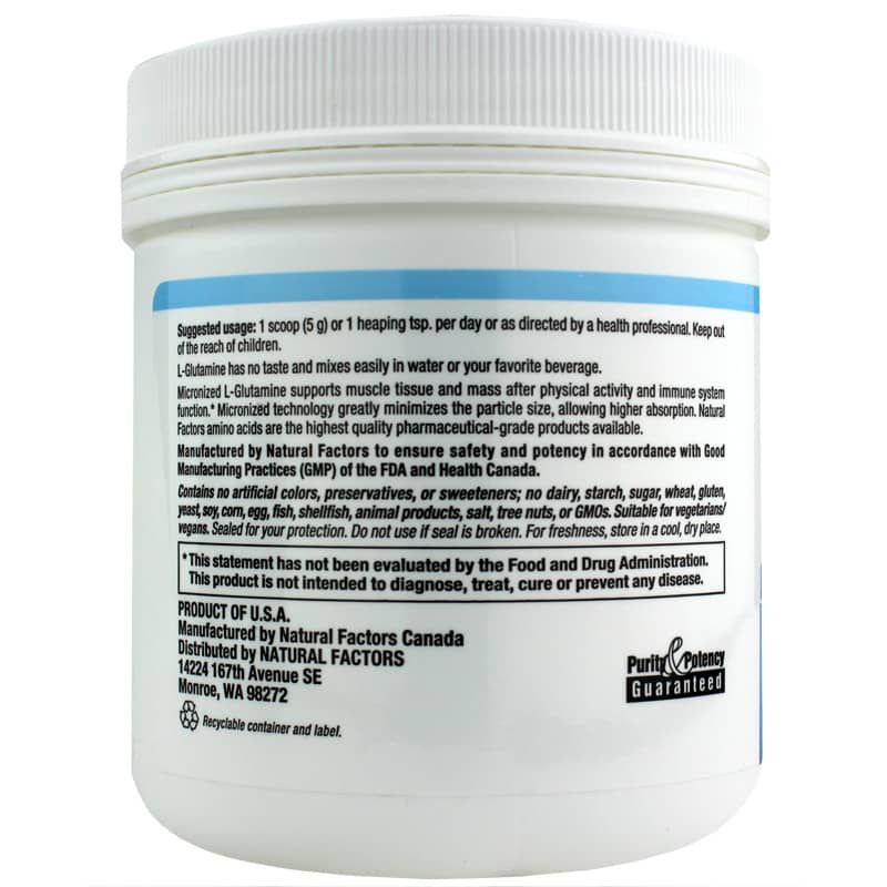 Micronized L-Glutamine Powder 5000 Mg | Микронизированный порошок L-глютамина 5000 мг
