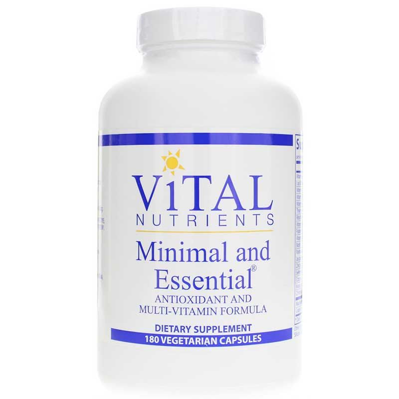 Minimal &amp; Essential Antioxidant &amp; Multi-Vitamin, 180 Capsules | Мінімальний і необхідний антиоксидант і мультивітамін, 180 капсул