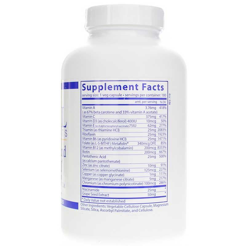 Minimal &amp; Essential Antioxidant &amp; Multi-Vitamin, 180 Capsules | Мінімальний і необхідний антиоксидант і мультивітамін, 180 капсул