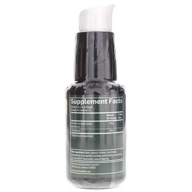 Full Spectrum Hemp Extract CBD Nanoemulsified, 1.7 Oz | Наноэмульгированный экстракт конопли полного спектра CBD, 1,7 унции