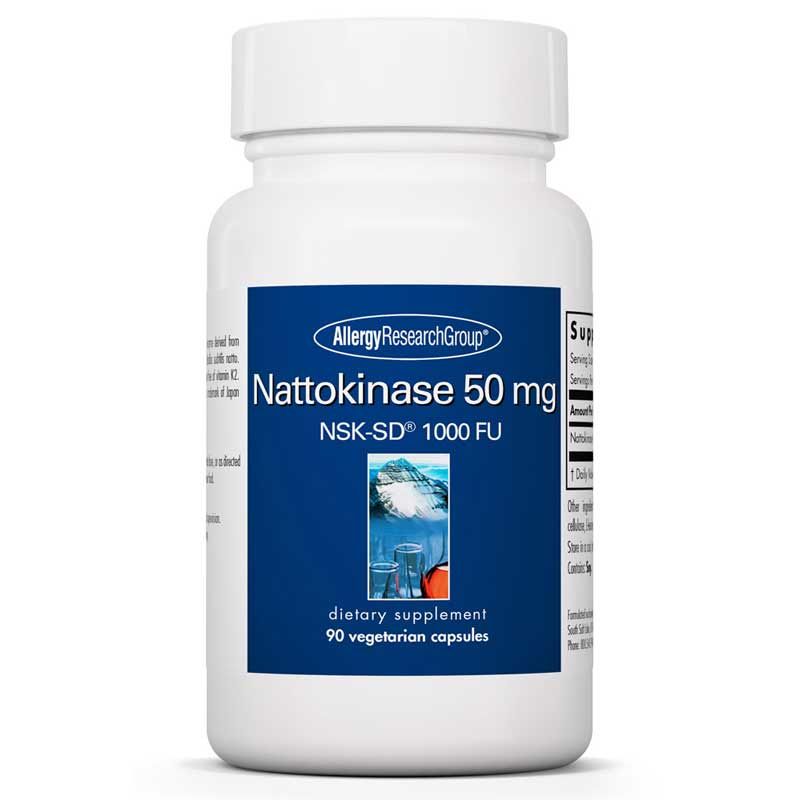 Nattokinase 50 Mg, 90 Veg Capsules | Наттокиназа 50 мг, 90 вегетерианских капсул
