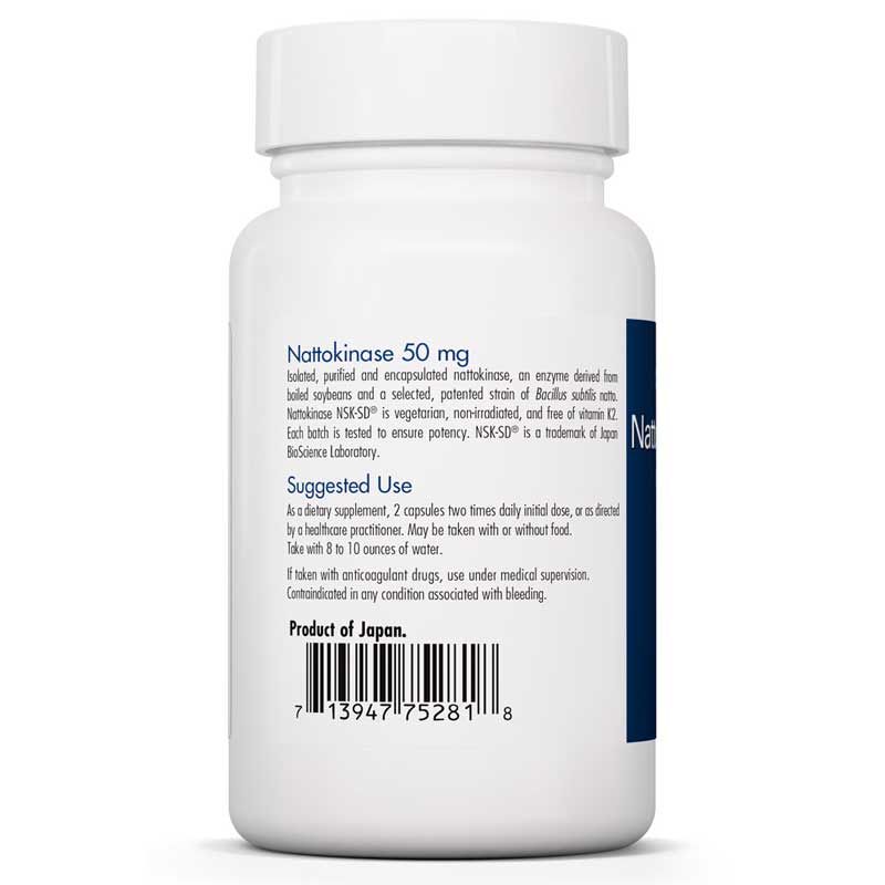 Nattokinase 50 Mg, 90 Veg Capsules | Наттокиназа 50 мг, 90 вегетерианских капсул