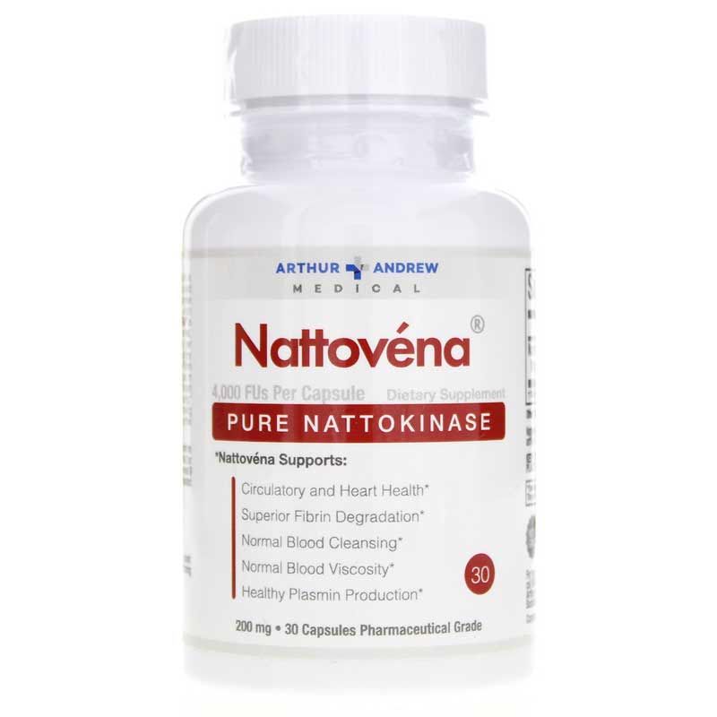 Nattovena Pure Nattokinase, 30 Capsules | Наттовена чистая наттокиназа, 30 капсул