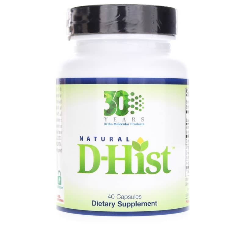 Natural D-Hist, 40 Veg Capsules | Натуральний D-гіст, 40 вегетеріанських капсул