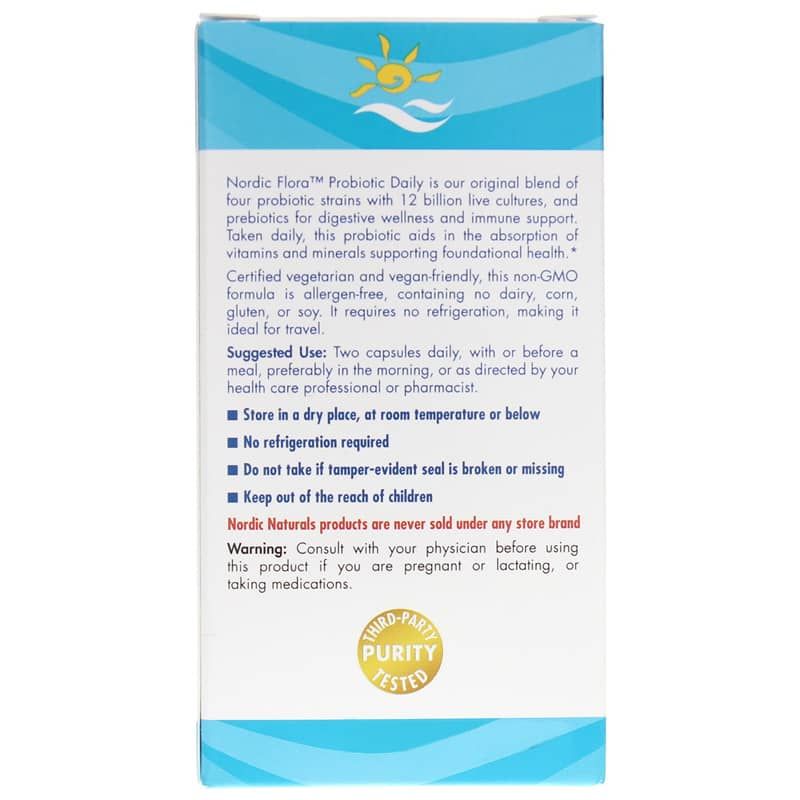 Nordic Flora Probiotic Daily | Пробиотик nordic flora ежедневный