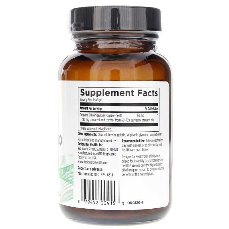 Oil of Oregano, 120 Softgels | Масло орегано, 120 гелевых капсул