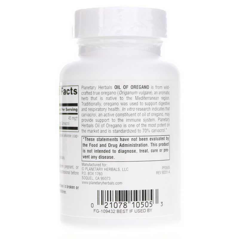 Oil of Oregano Capsules, 60 Capsules | Капсулы с маслом орегано, 60 капсул