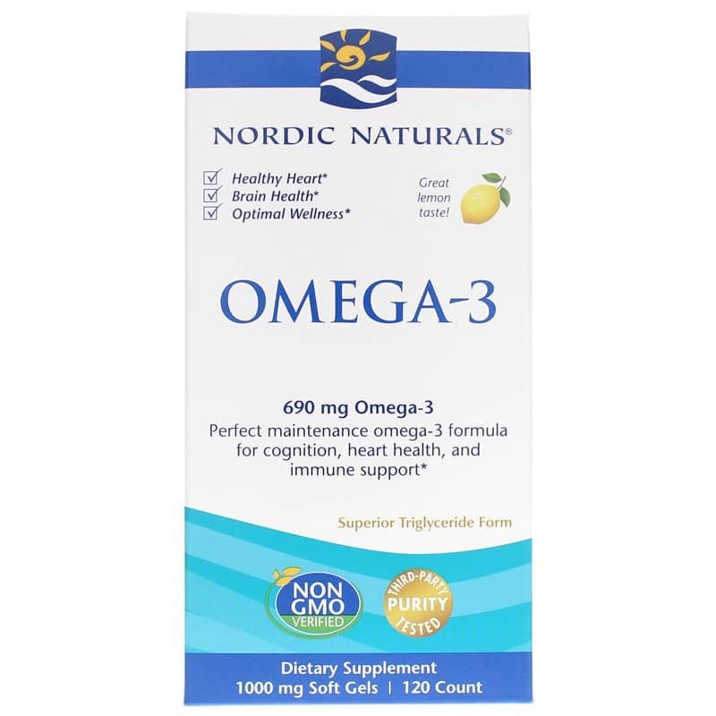 Omega-3 Lemon Softgels, 120 Softgels | Омега-3 лимон софтгелі, 120 гелевих капсул