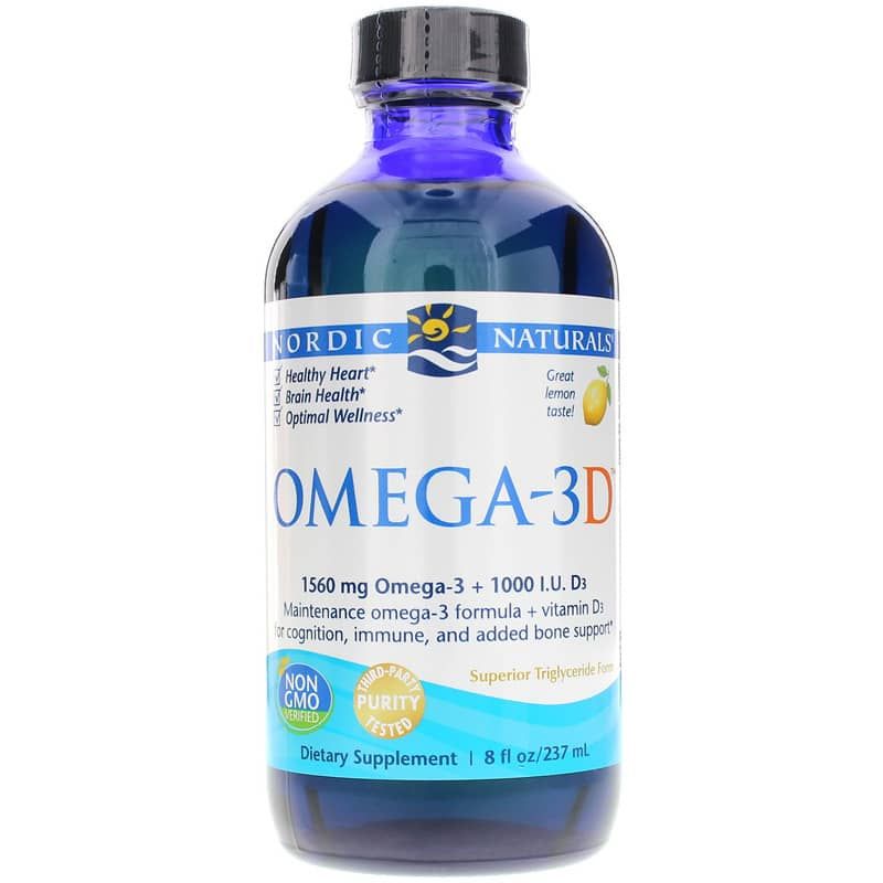 Omega-3D Liquid Lemon Flavor | Омега-3D жидкий со вкусом лимона