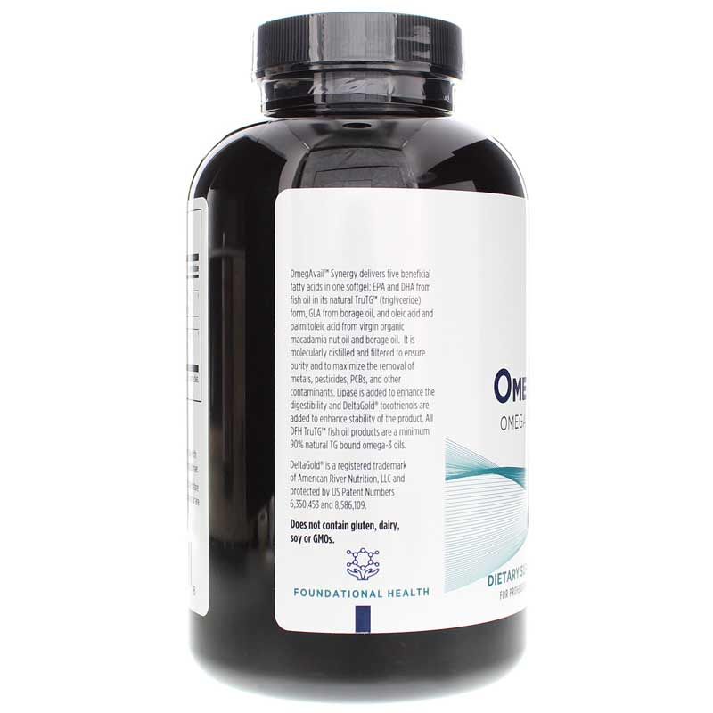 OmegAvail Synergy, 180 Softgels | Синергия OmegAvail, 180 гелевых капсул