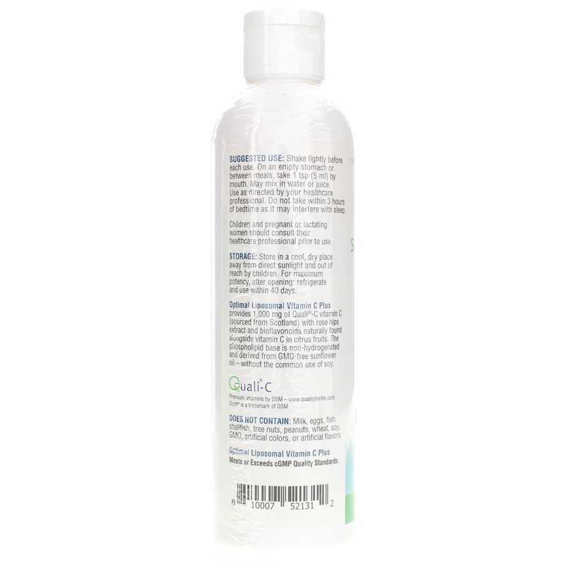 Optimal Liposomal Vitamin C Plus | Оптимальный липосомальный витамин С плюс