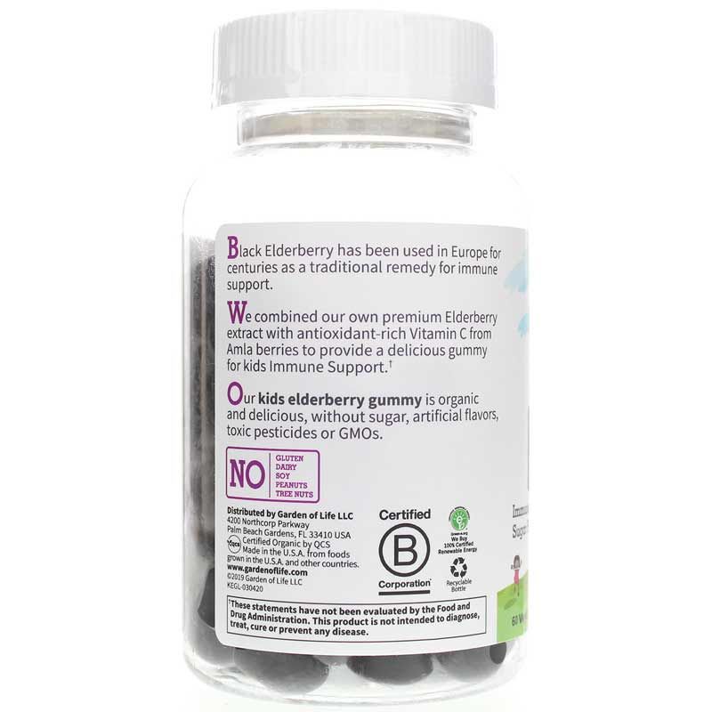 Organic Elderberry Gummies | Органические жевательные конфеты из бузины