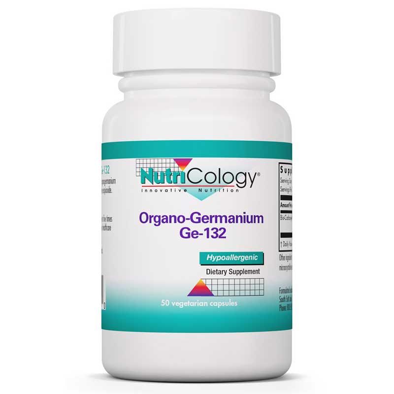 Organo-Germanium Ge-132, 50 Veg Capsules, Nutricology | Органогерманій ge-132, 50 рослинних капсул, nutricology