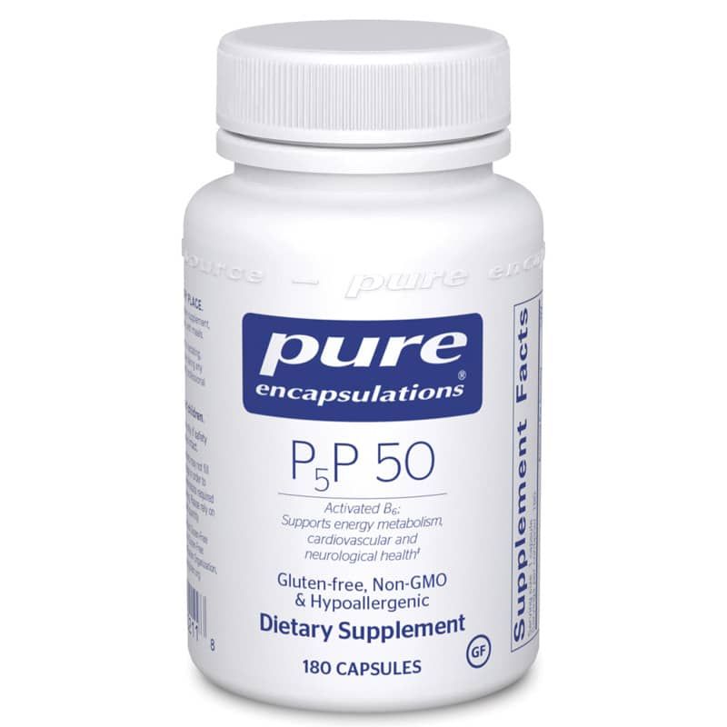 P5P 50 Activated B6, 180 Capsules | P5P 50 активований B6, 180 капсул