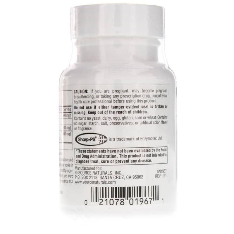 Phosphatidyl Serine Matrix 500 Mg, 30 Softgels | Фосфатидилсерин матрикс 500 мг, 30 гелевых капсул