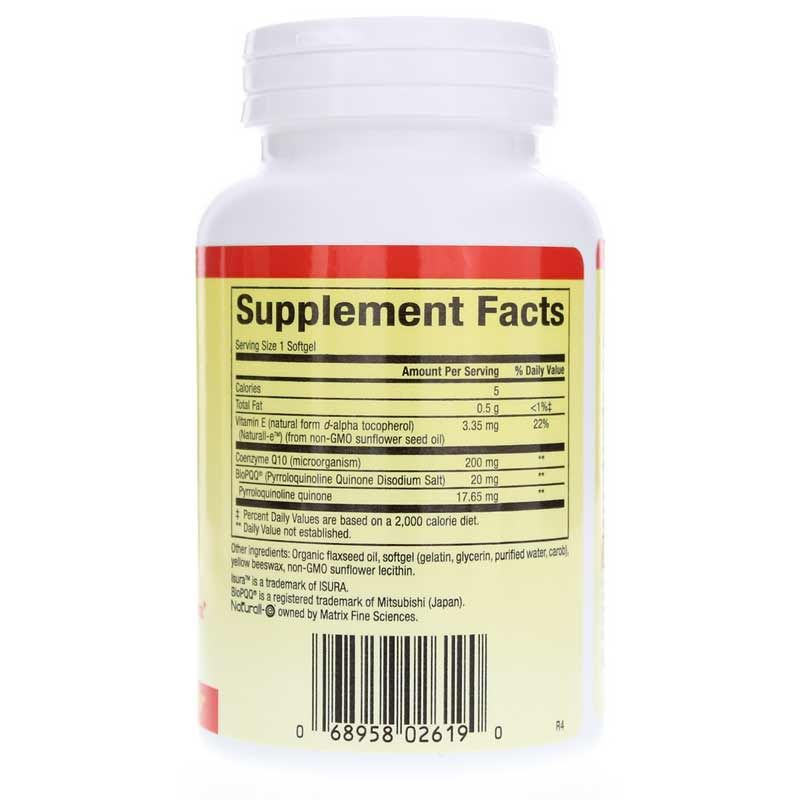 PQQ-10, 60 Softgels | PQQ-10, 60 гелевых капсул