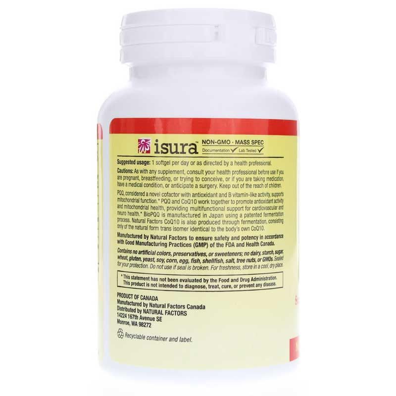 PQQ-10, 60 Softgels | PQQ-10, 60 гелевых капсул