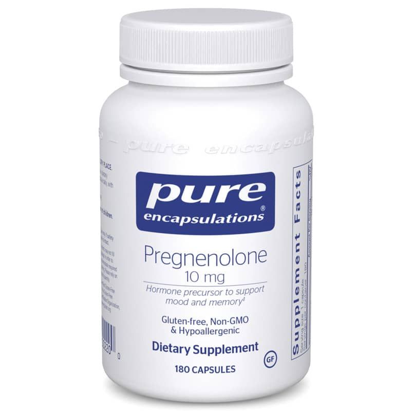 Pregnenolone 10 Mg, 180 Capsules | Прегненолон 10 мг, 180 капсул