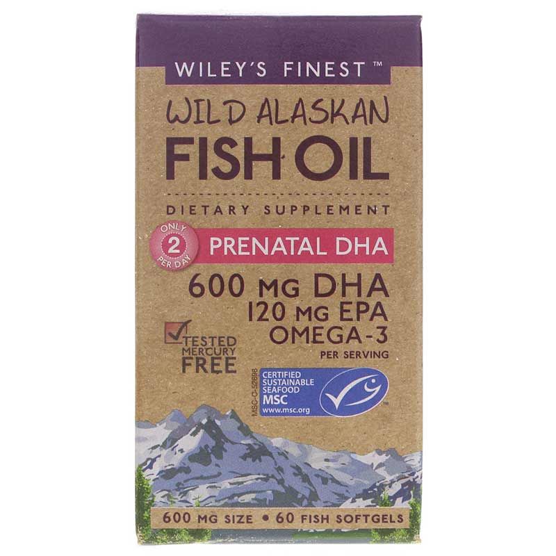 Prenatal DHA 600 Mg, 60 Softgels | Пренатальная ДГК 600 мг, 60 гелевых капсул