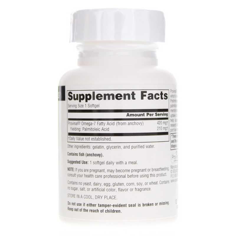 Provinal Omega-7, 30 Softgels | Провинал омега-7, 30 гелевых капсул