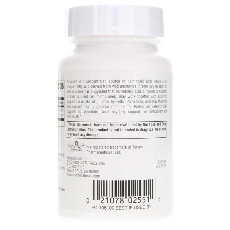 Provinal Omega-7, 60 Softgels | Провинал омега-7, 60 гелевых капсул