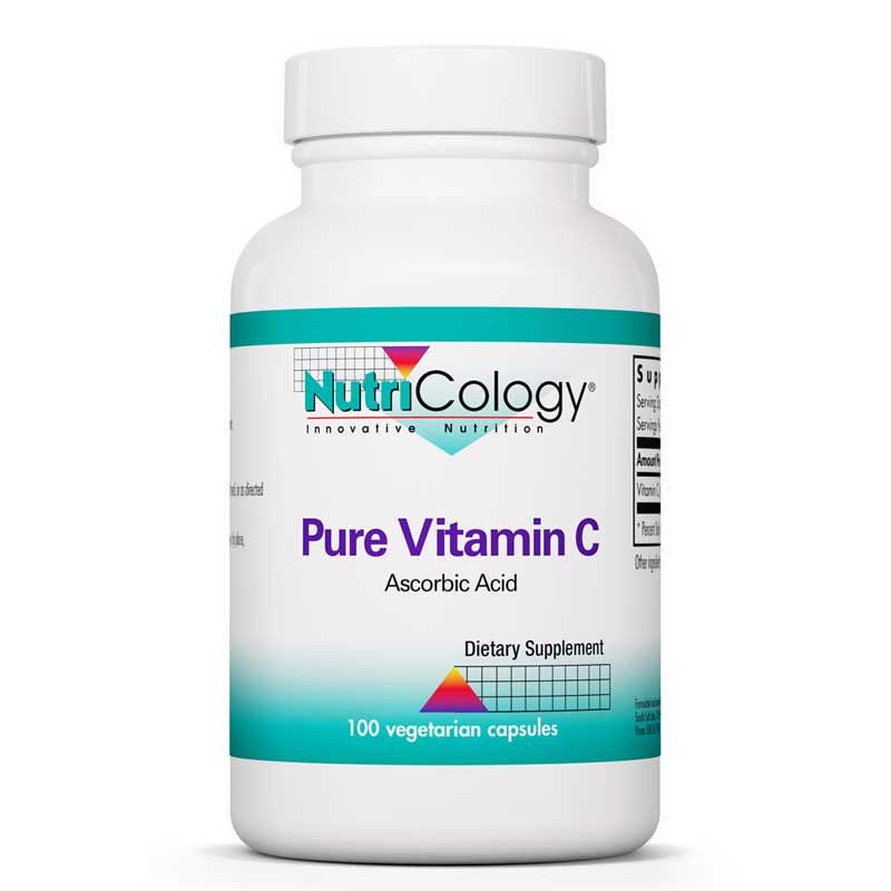 Pure Vitamin C, 100 Veg Capsules, Nutricology | Чистий вітамін С, 100 вегетаріанських капсул, nutricology