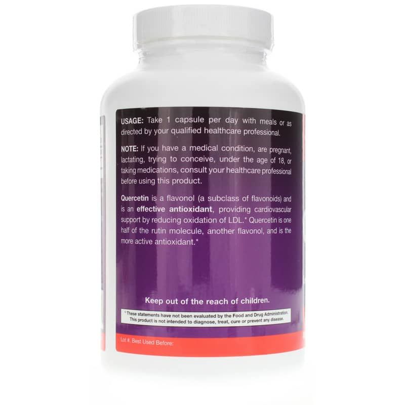 Quercetin 500 Mg, 200 Capsules | Кверцетин 500 мг, 200 капсул