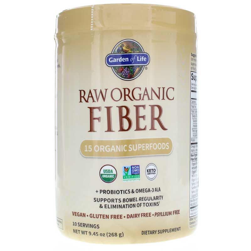 Raw Organic Fiber, 9.45 Oz | Сире органічне волокно, 9,45 унції