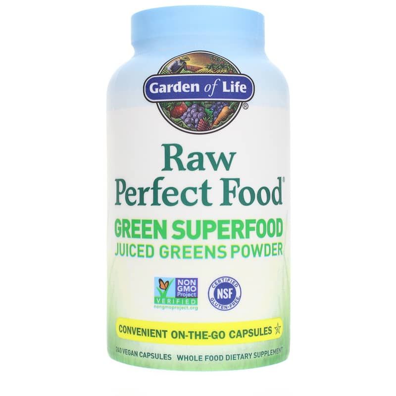Raw Perfect Food Green Superfood Capsules | Сира ідеальна їжа зелені капсули суперфуди сирі капсули
