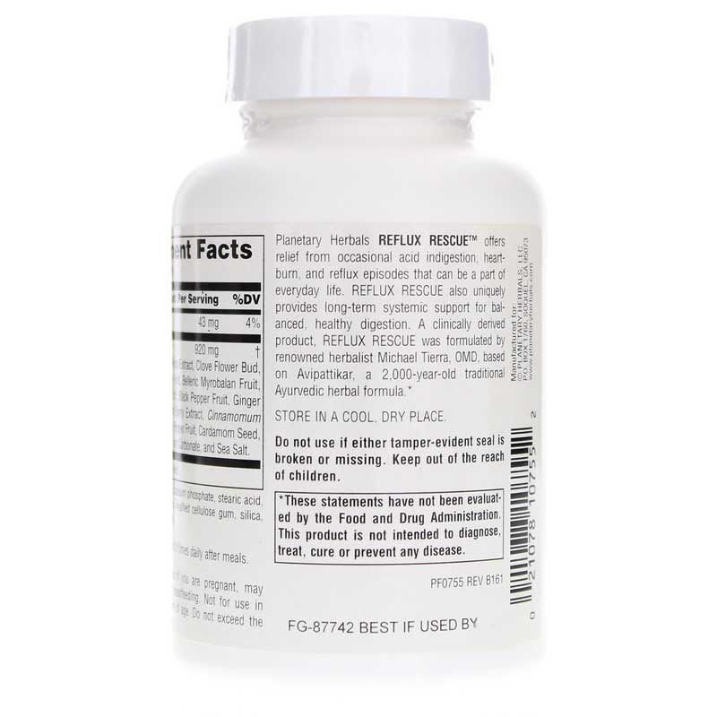 Reflux Rescue, 60 Tablets | Спасение от рефлюкса, 60 таблеток