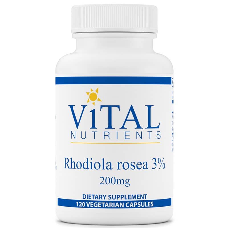 Rhodiola Rosea 3% 200 Mg, 120 Veg Capsules | Родіола рожева 3% 200 мг, 120 вегетеріанських капсул