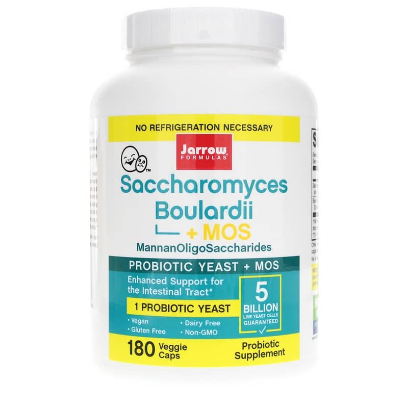 Saccharomyces Boulardii + MOS, 180 Veg Capsules | Saccharomyces boulardii і MOS, 180 вегетеріанських капсул