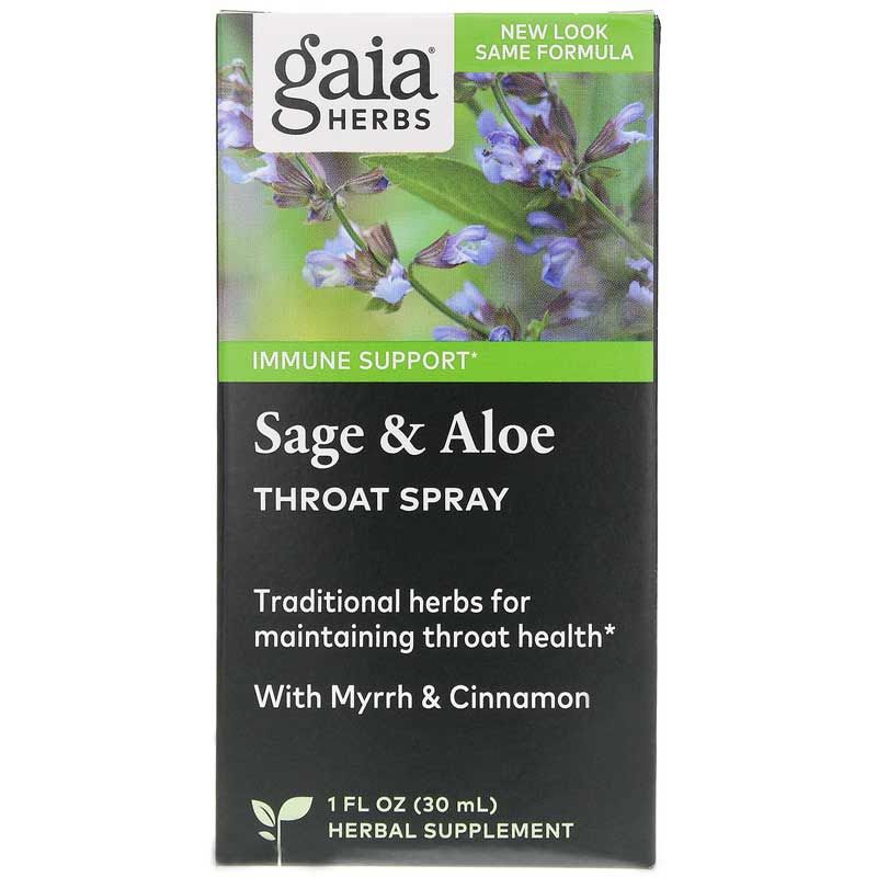 Sage &amp; Aloe Throat Spray | Спрей для горла с шалфеем и алоэ